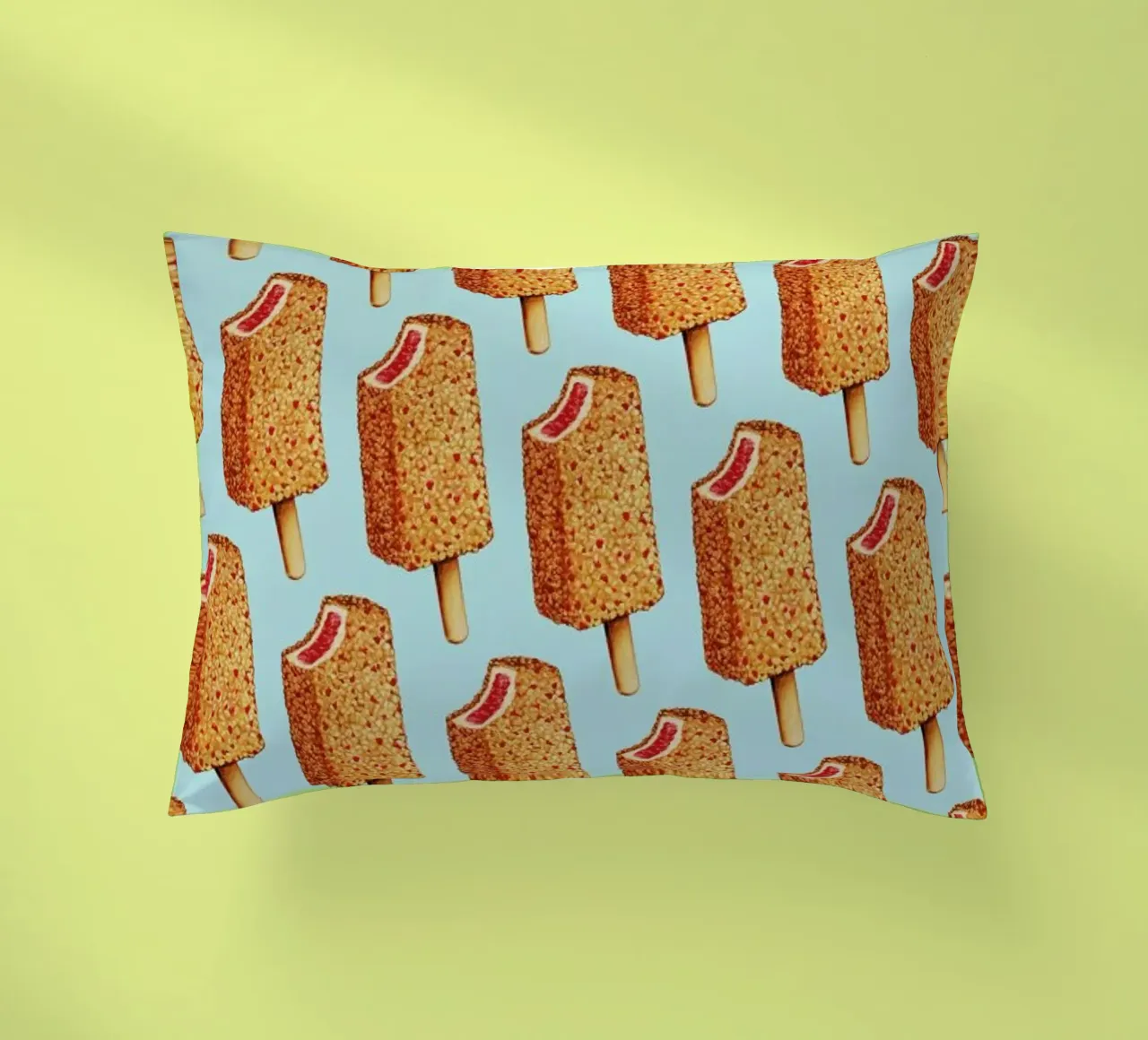 Strawberry Shortcake Popsicle Pattern Kissen von Kelly Gilleran