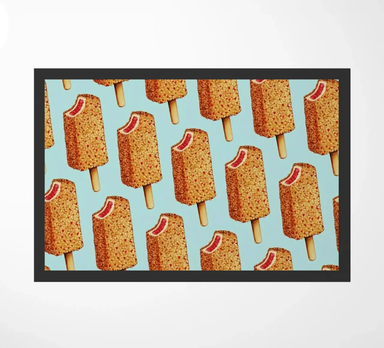 Strawberry Shortcake Popsicle Pattern felpudo de Kelly Gilleran