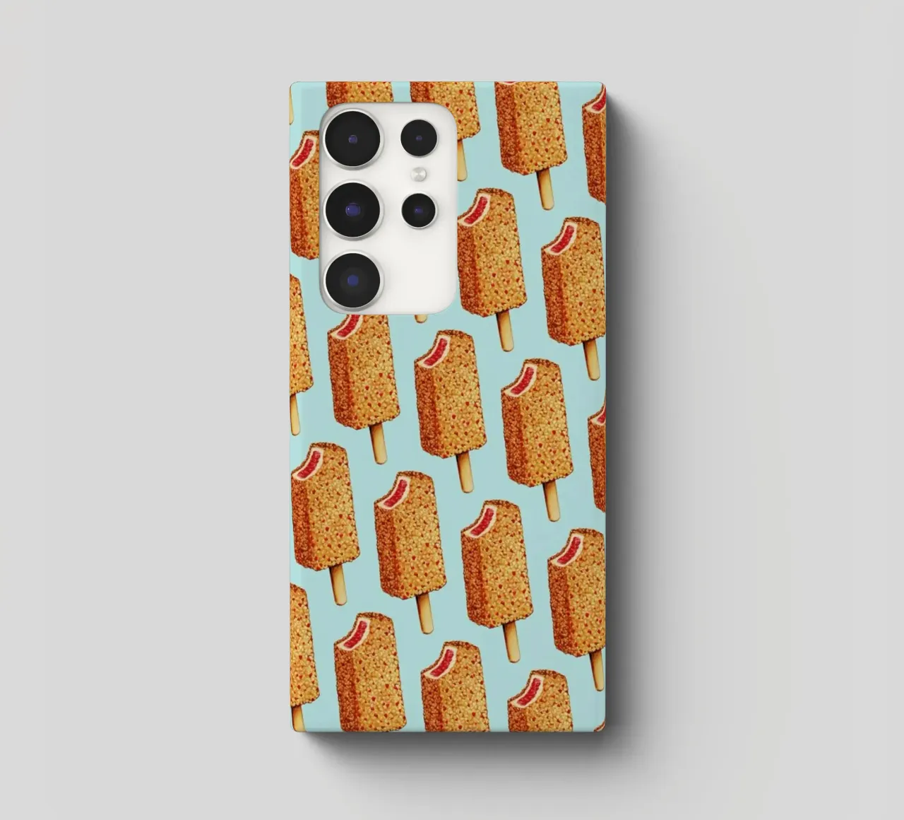 Strawberry Shortcake Popsicle Pattern cover samsung da Kelly Gilleran