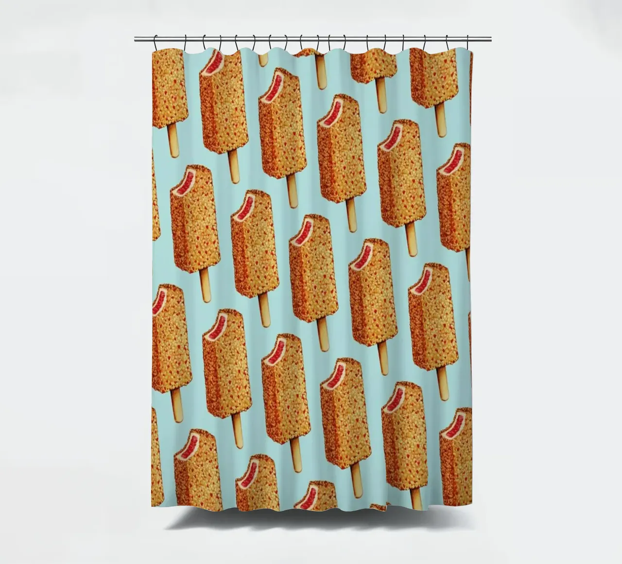 Strawberry Shortcake Popsicle Pattern tenda da doccia da Kelly Gilleran