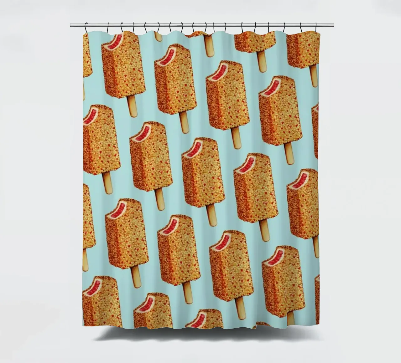 Strawberry Shortcake Popsicle Pattern tenda da doccia da Kelly Gilleran