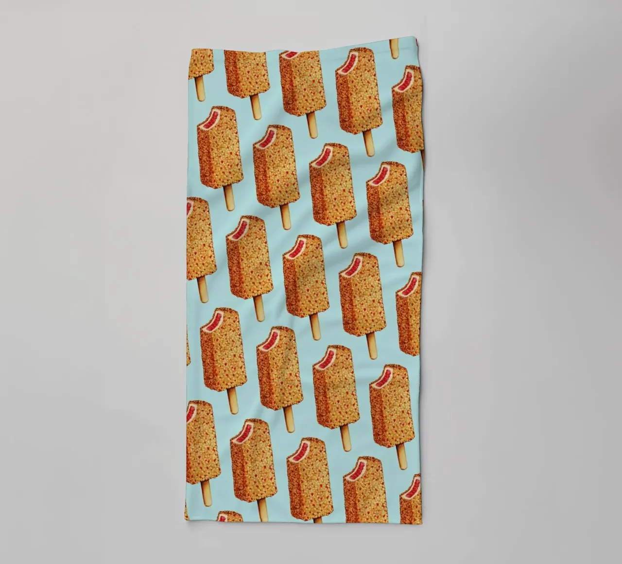 Strawberry Shortcake Popsicle Pattern badhanddoek van Kelly Gilleran