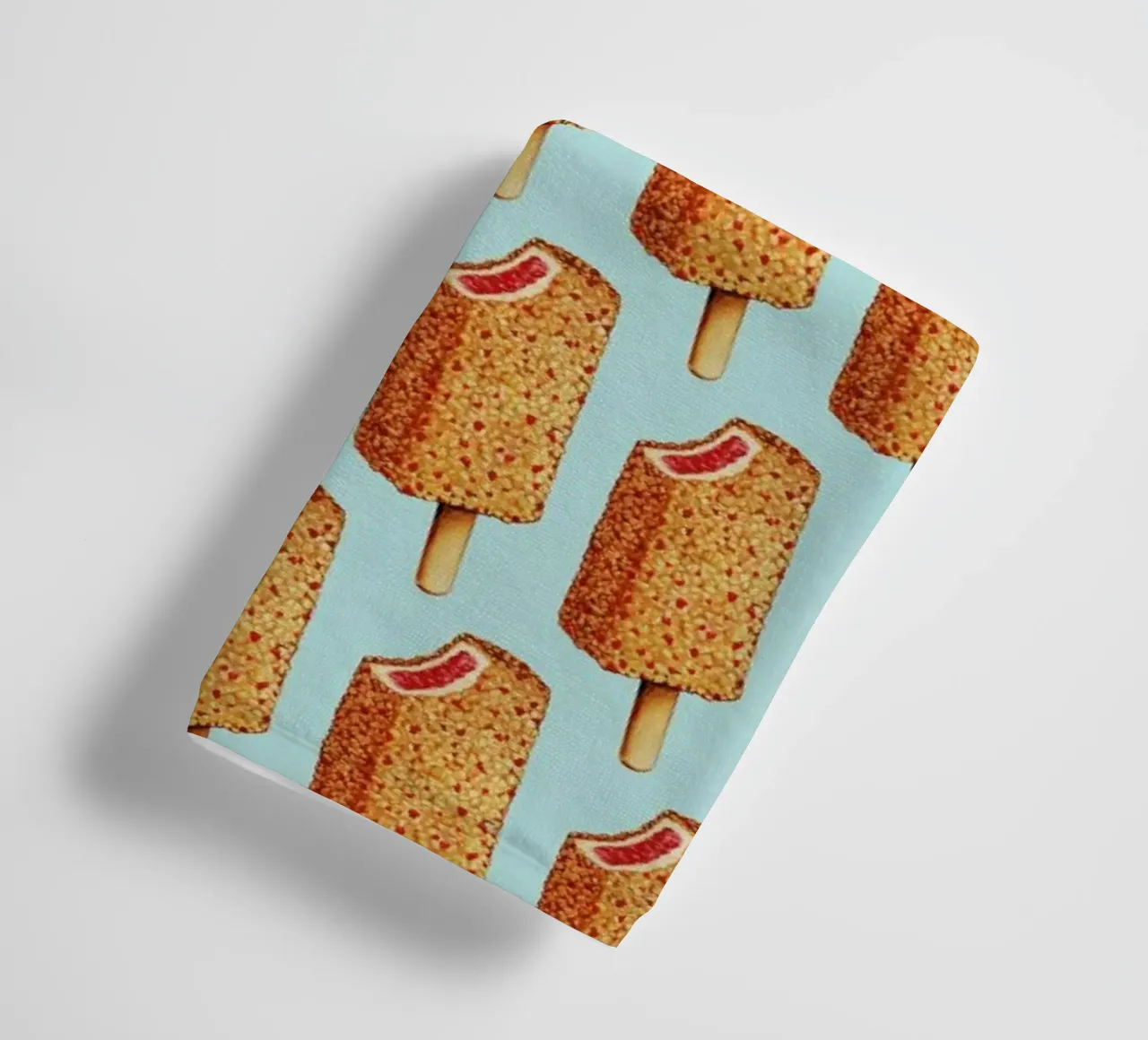 Strawberry Shortcake Popsicle Pattern asciugamano da bagno da Kelly Gilleran