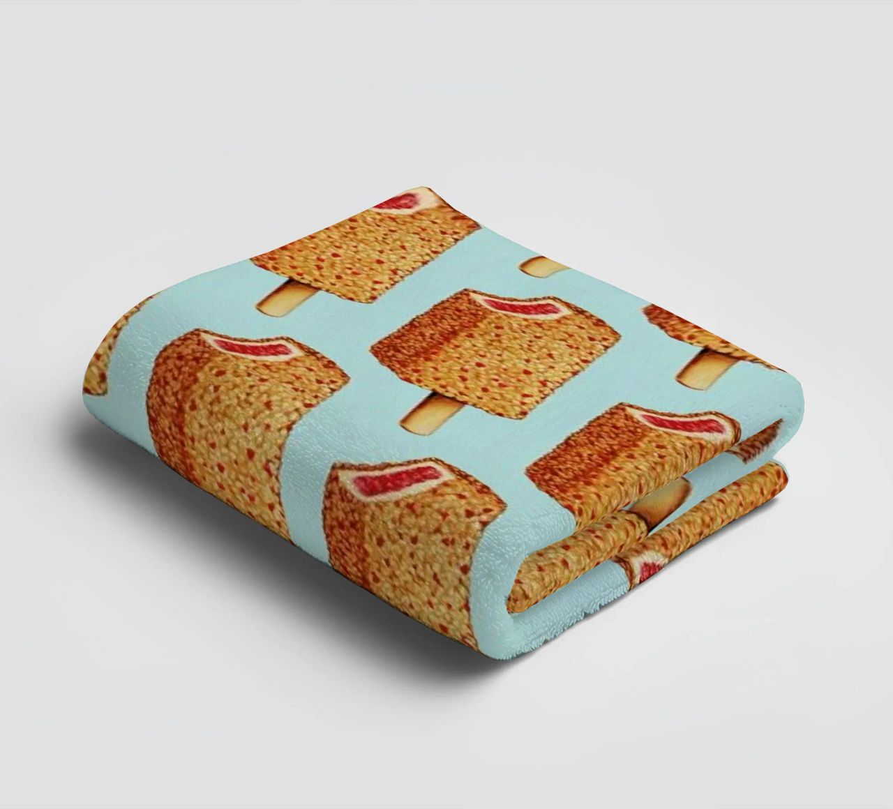 Strawberry Shortcake Popsicle Pattern asciugamano da bagno da Kelly Gilleran