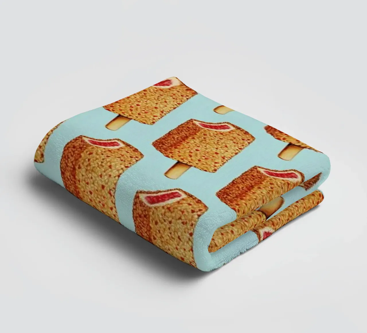 Strawberry Shortcake Popsicle Pattern asciugamano da bagno da Kelly Gilleran