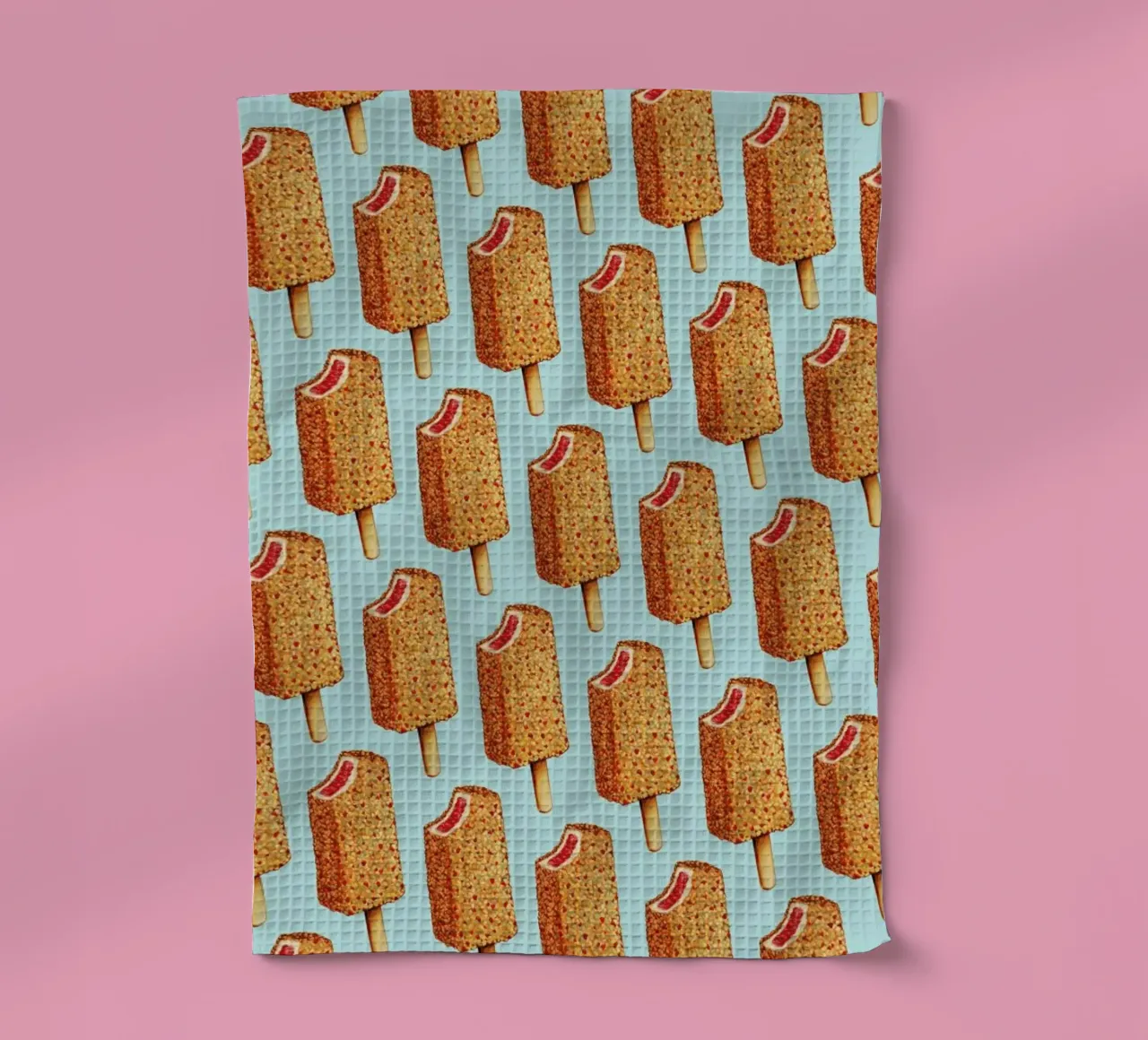 Strawberry Shortcake Popsicle Pattern Geschirrtuch von Kelly Gilleran