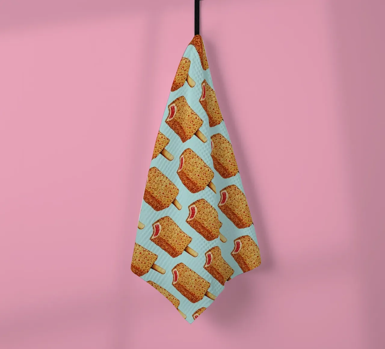 Strawberry Shortcake Popsicle Pattern theedoek van Kelly Gilleran