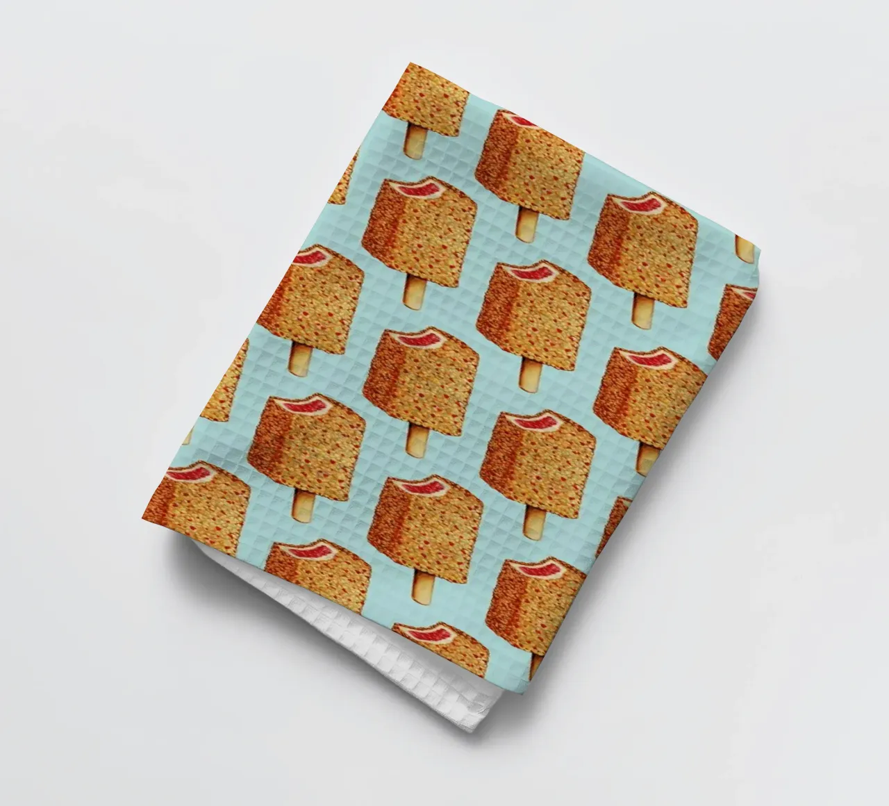 Strawberry Shortcake Popsicle Pattern Geschirrtuch von Kelly Gilleran