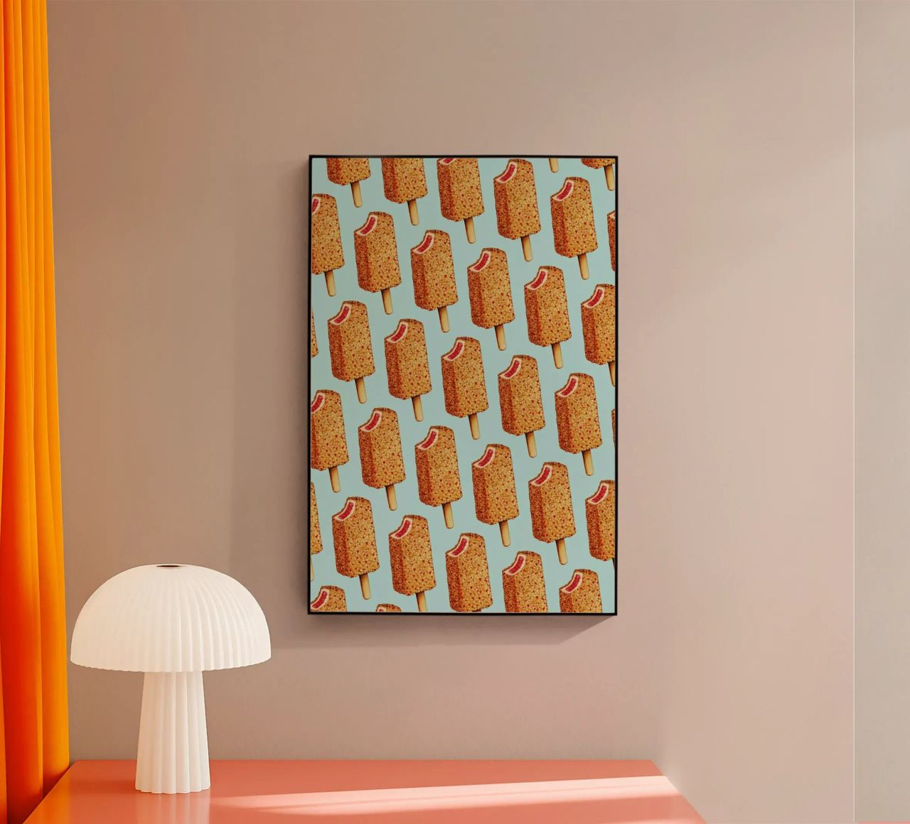 Strawberry Shortcake Popsicle Pattern plexiglass da Kelly Gilleran