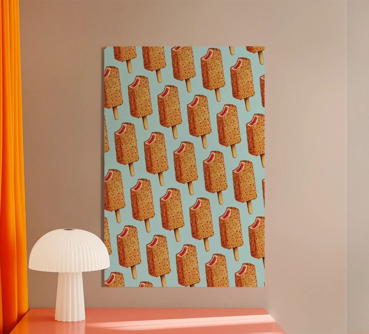 Strawberry Shortcake Popsicle Pattern plexiglass da Kelly Gilleran