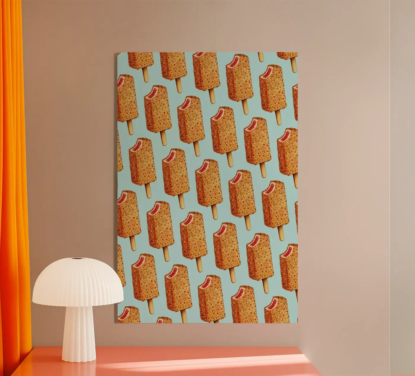 Strawberry Shortcake Popsicle Pattern plexiglas de Kelly Gilleran