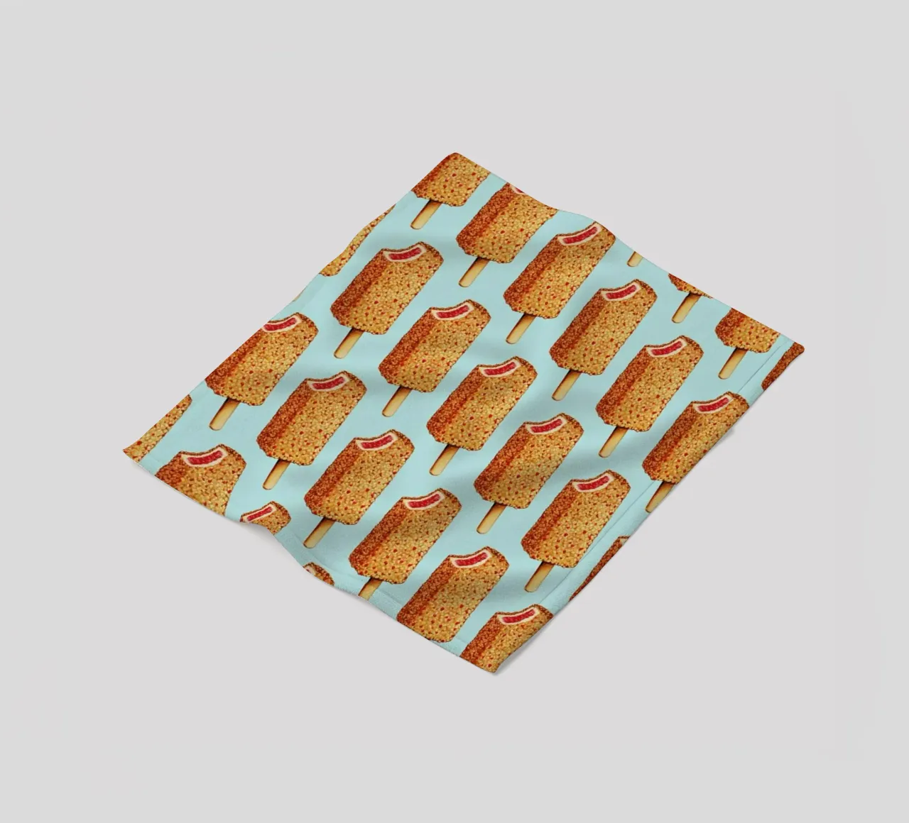 Strawberry Shortcake Popsicle Pattern fleecedeken van Kelly Gilleran