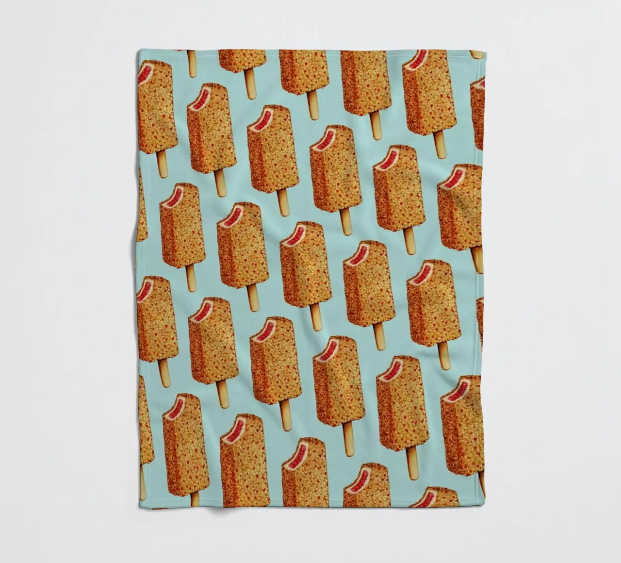 Strawberry Shortcake Popsicle Pattern fleecedeken van Kelly Gilleran