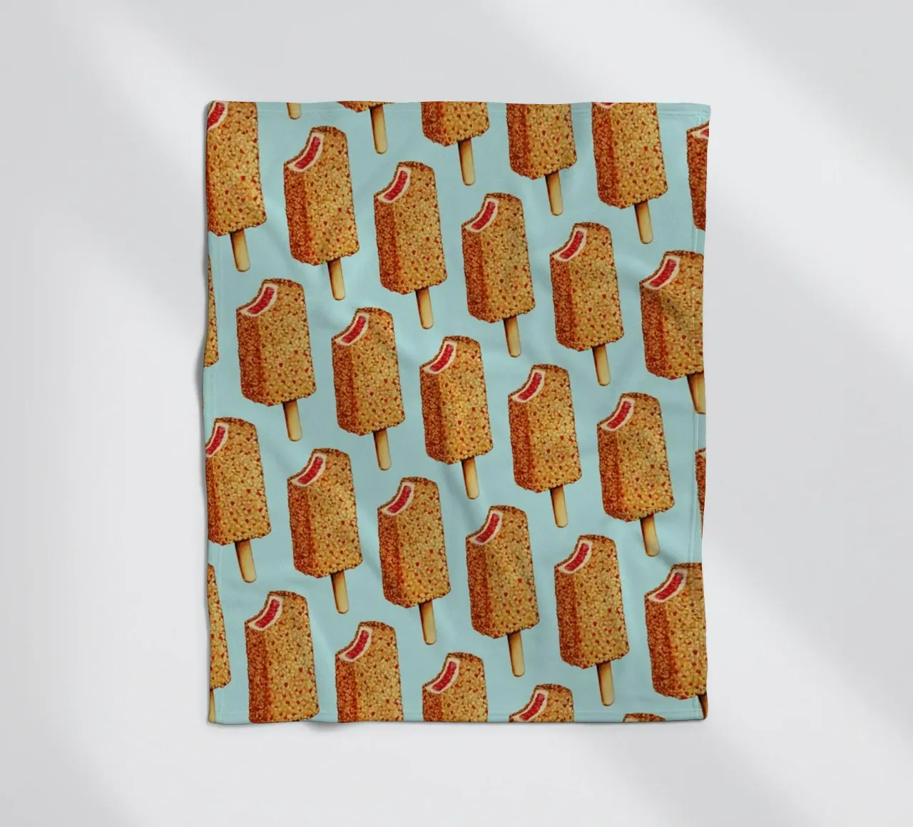 Strawberry Shortcake Popsicle Pattern fleecedeken van Kelly Gilleran