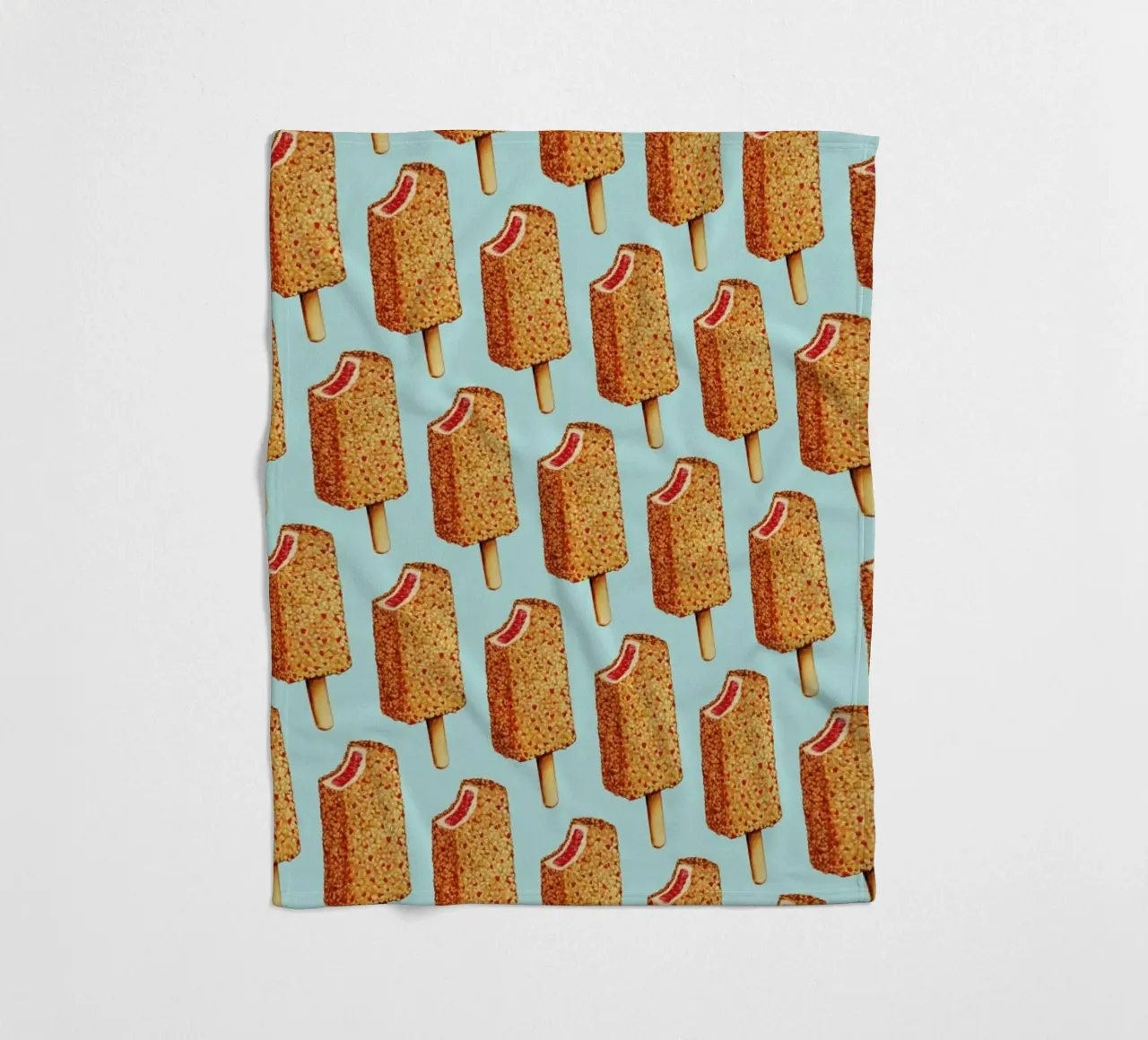 Strawberry Shortcake Popsicle Pattern fleecedeken van Kelly Gilleran