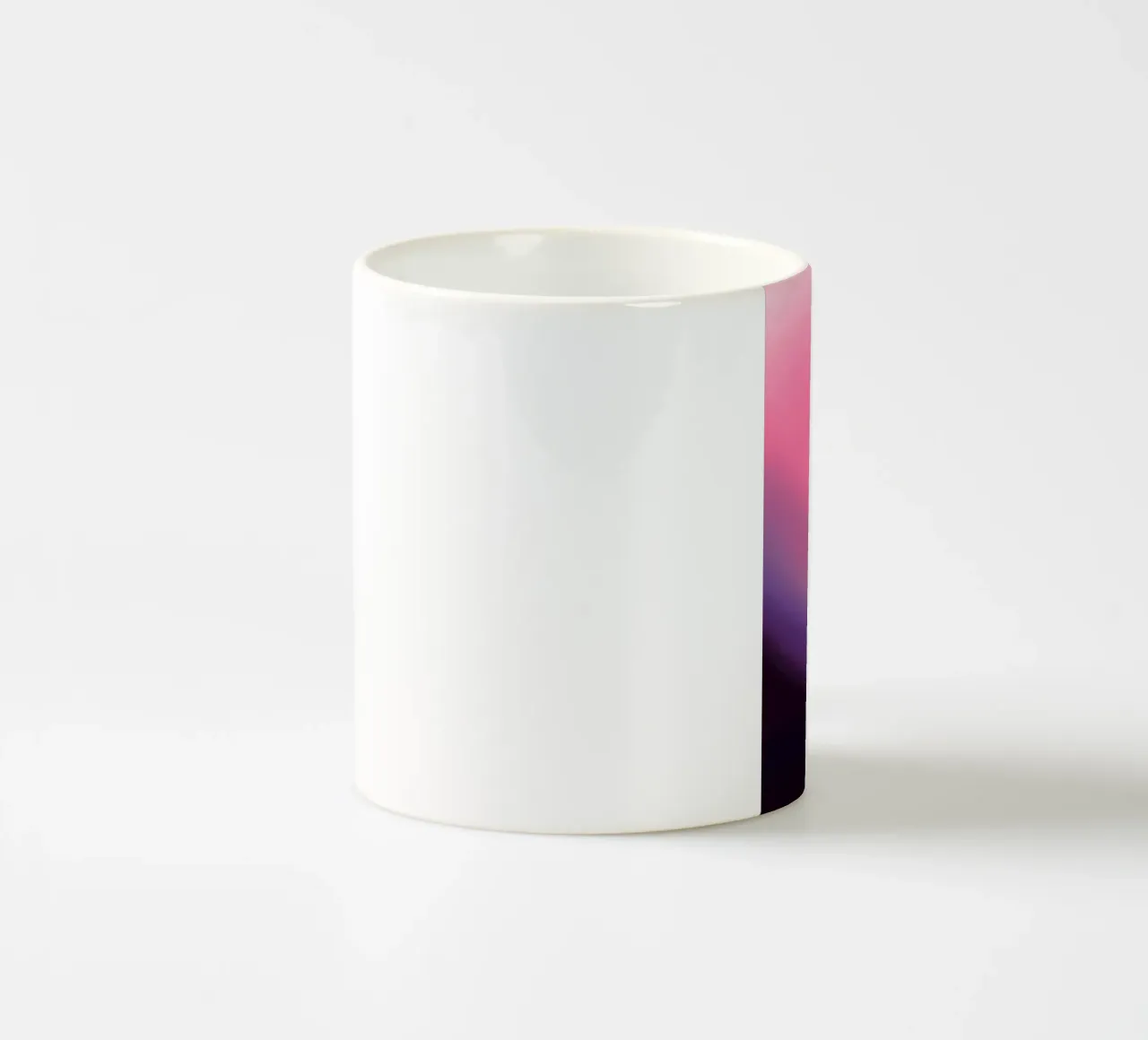 gradient pink and moon tazza in ceramica da feny