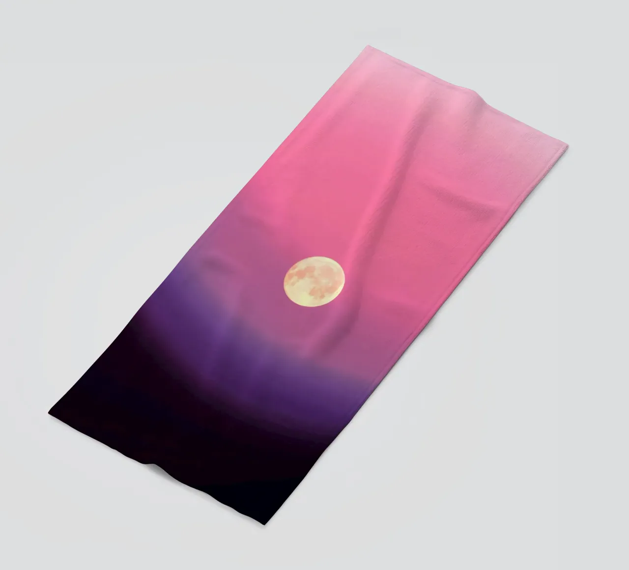 gradient pink and moon telo mare da feny