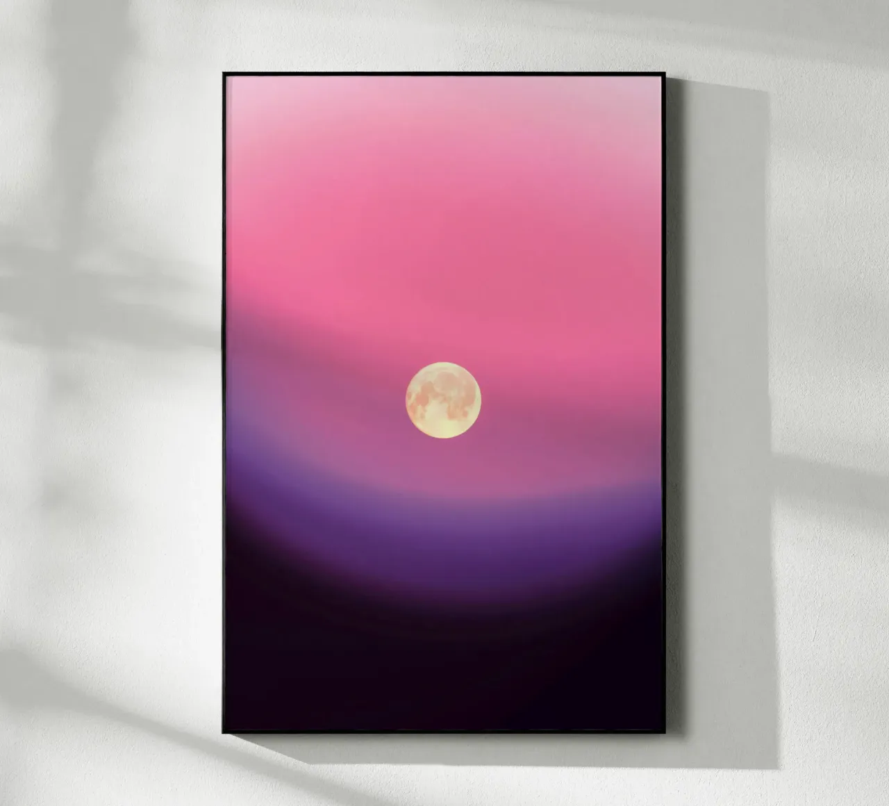 gradient pink and moon plexiglass da feny