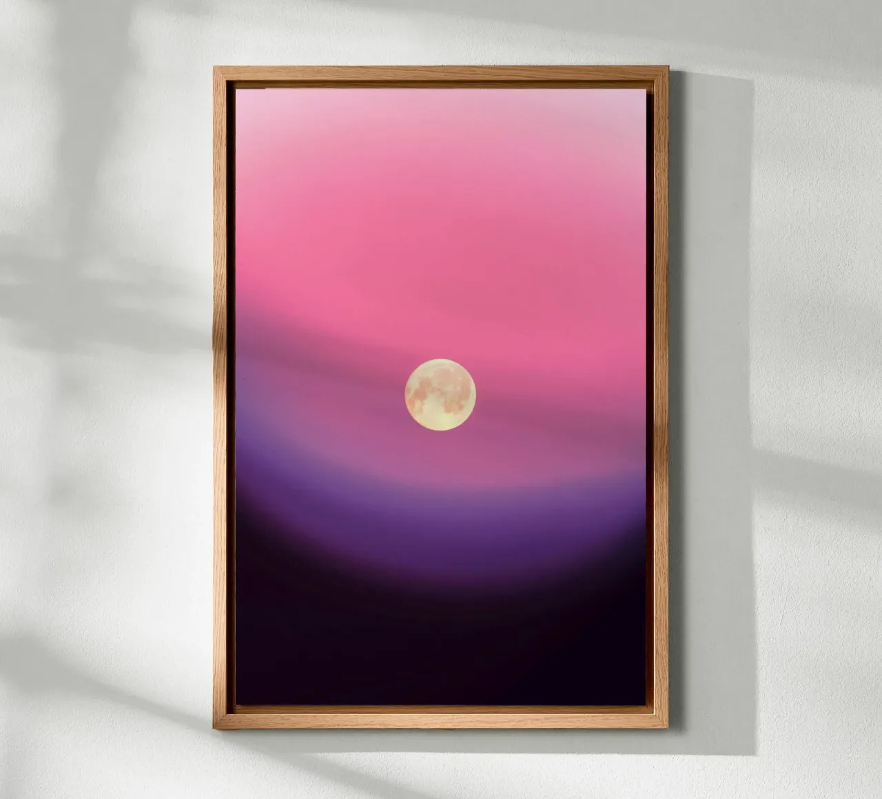 gradient pink and moon alluminio dibond da feny