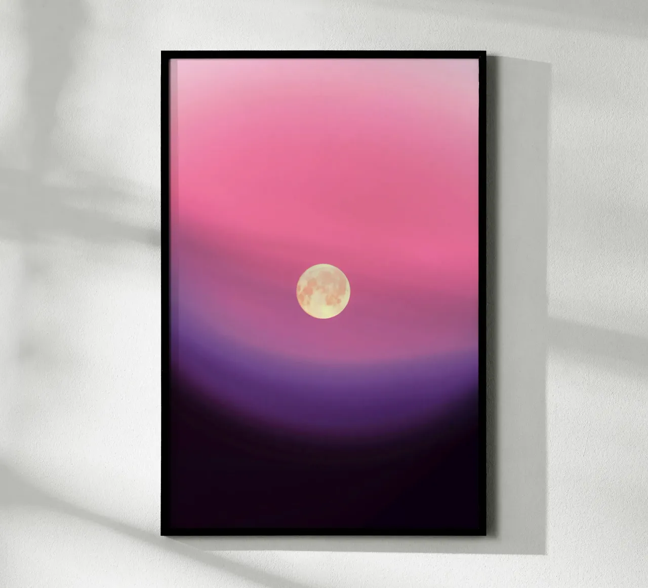 gradient pink and moon carta hahnemühle da feny