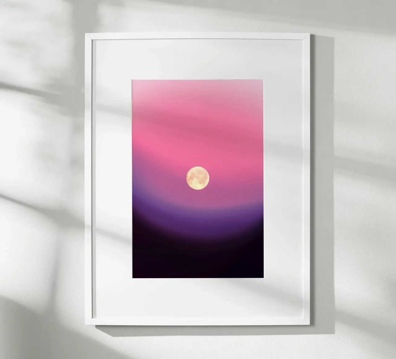 gradient pink and moon carta hahnemühle da feny