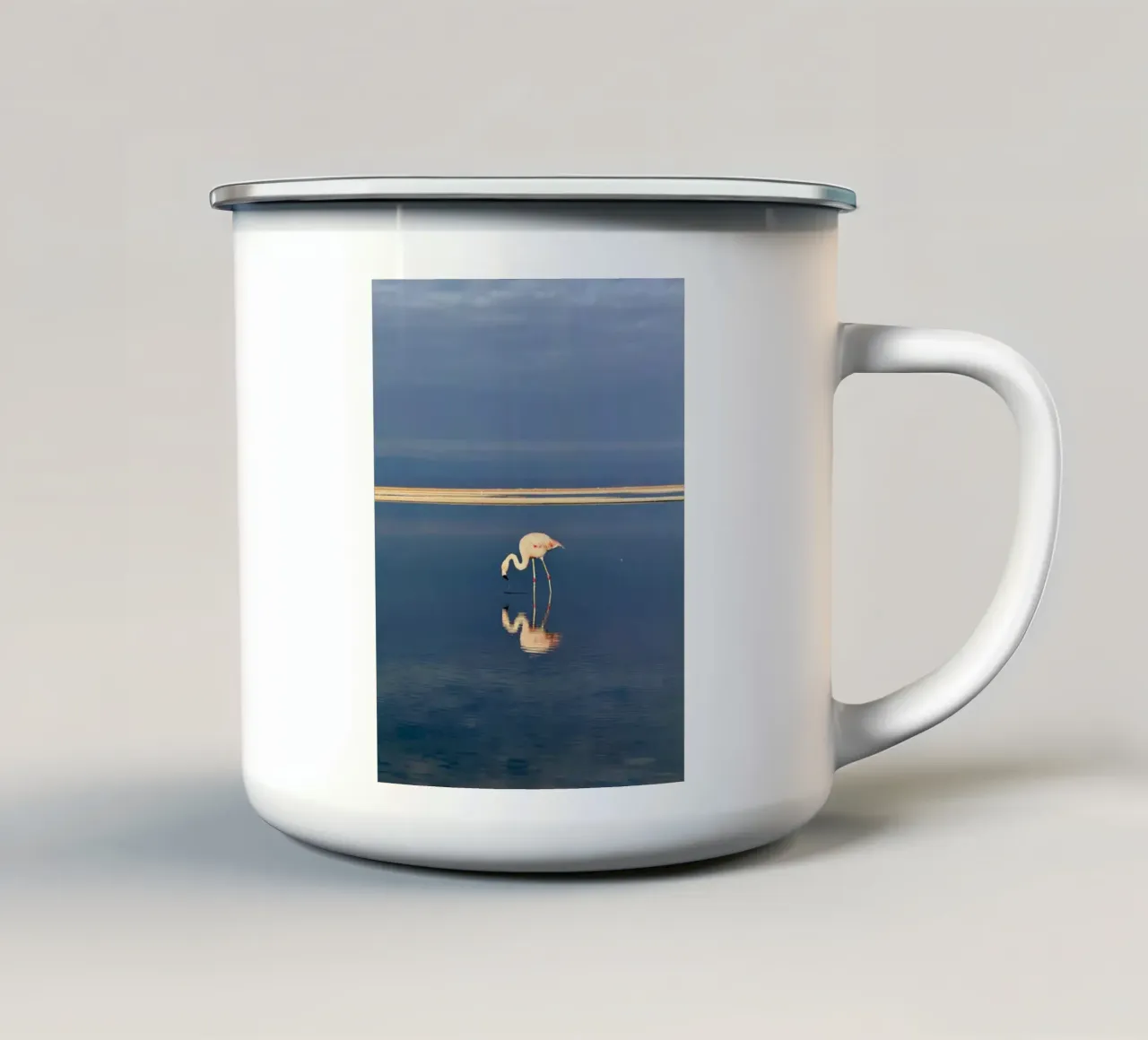 animal reflection tazza in smalto da feny