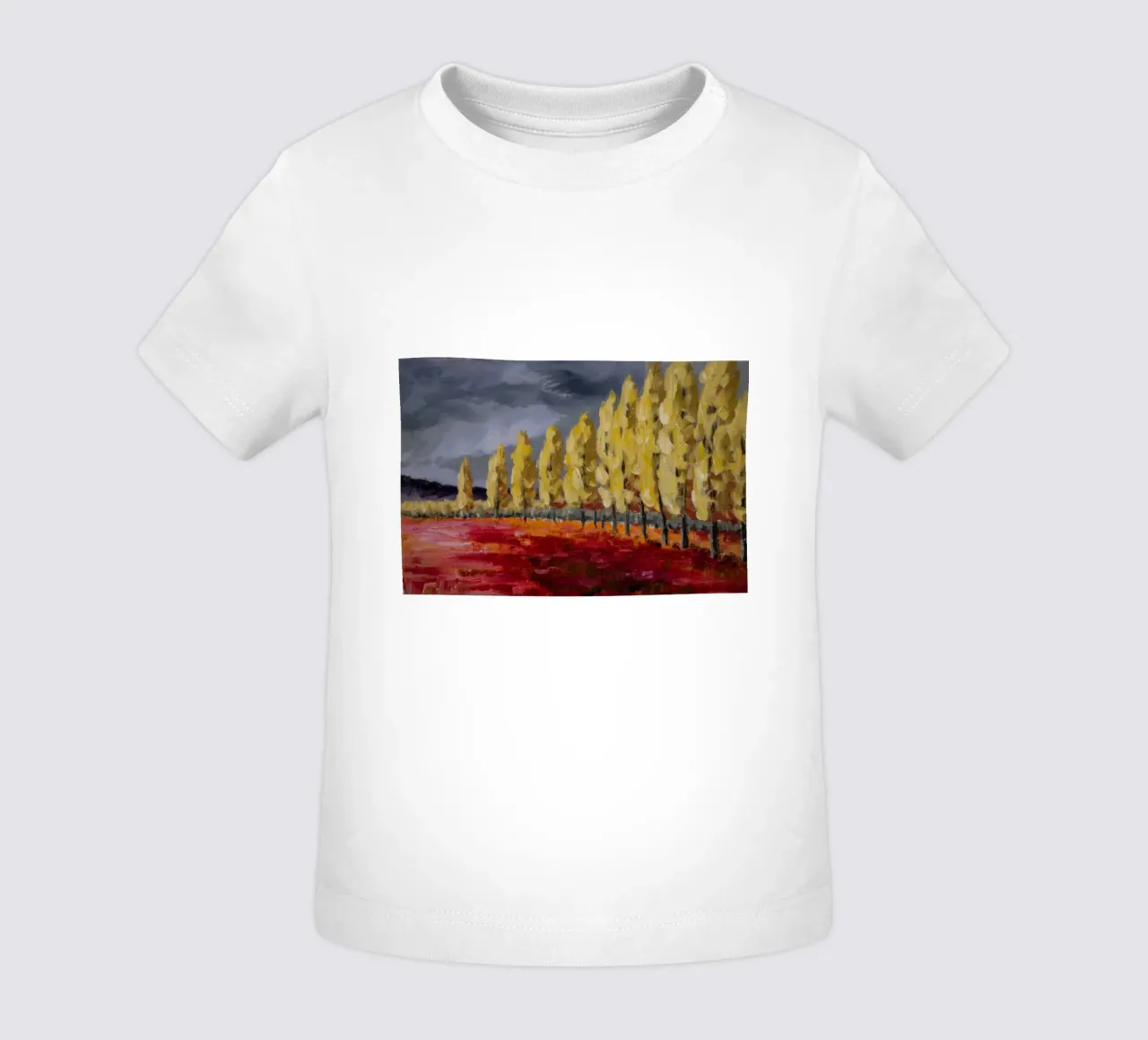 Riflessi d'oro d'autunno maglietta neonato da Angkasa Mist