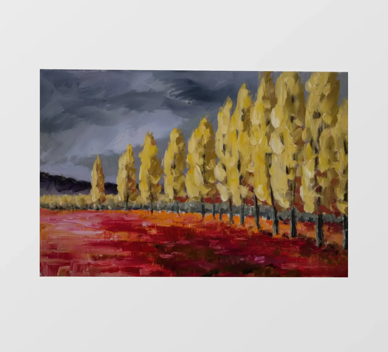 Riflessi d'oro d'autunno telo in pvc da Angkasa Mist