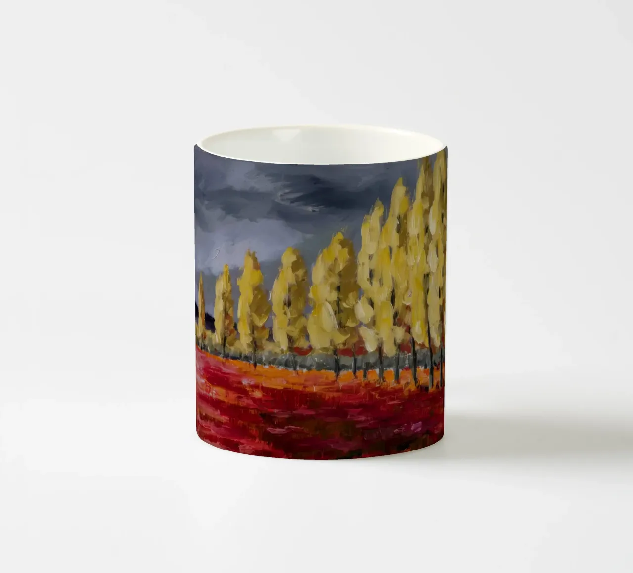 Riflessi d'oro d'autunno tazza in ceramica da Angkasa Mist