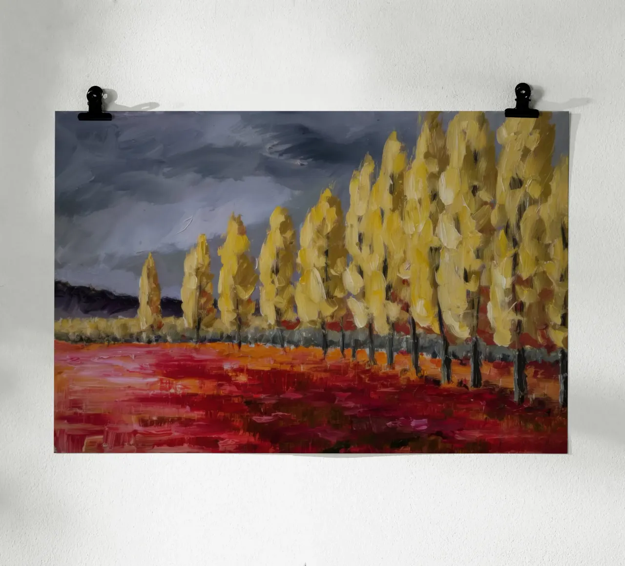 Riflessi d'oro d'autunno carta hahnemühle da Angkasa Mist