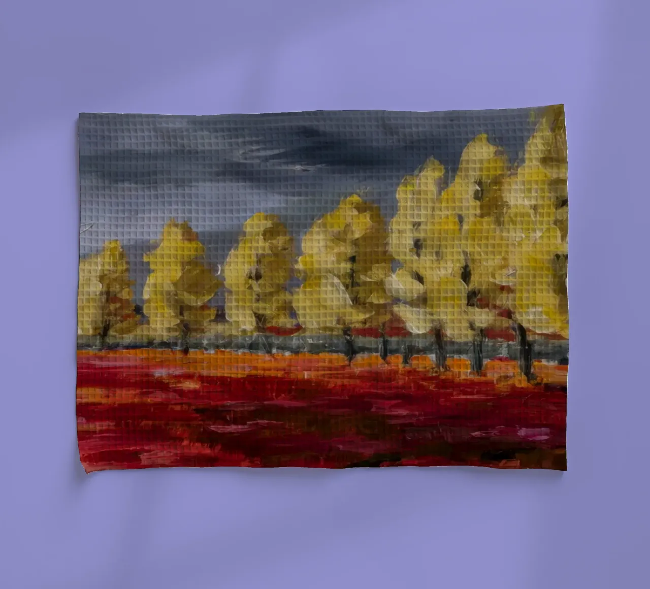 Riflessi d'oro d'autunno canovaccio da cucina da Angkasa Mist