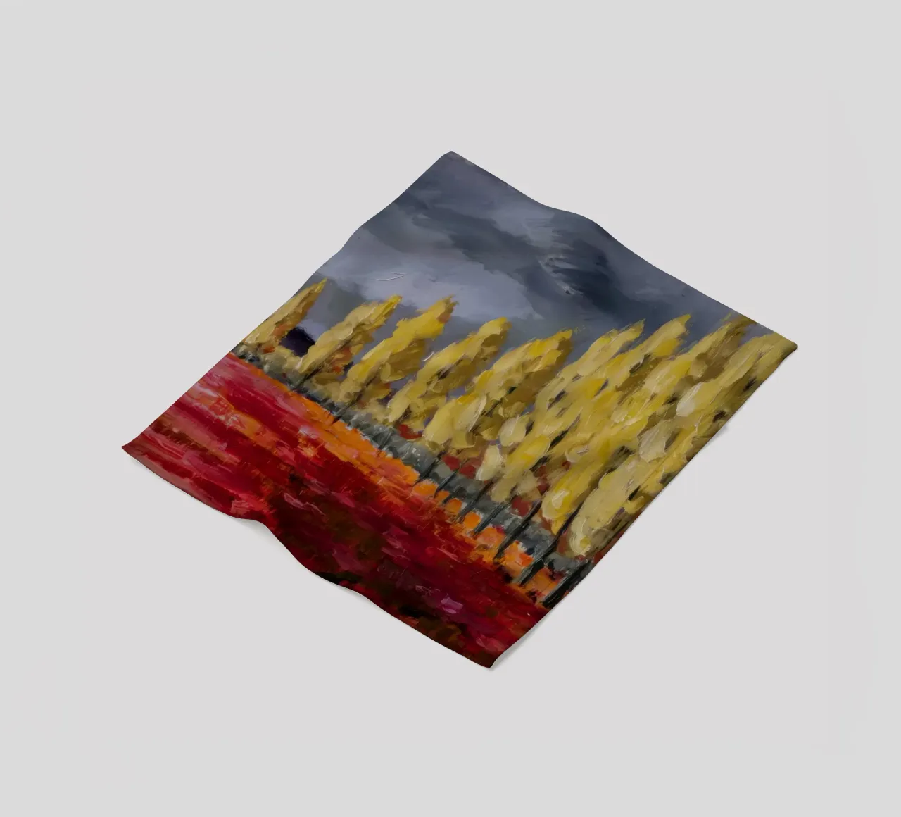 Riflessi d'oro d'autunno coperta in pile da Angkasa Mist