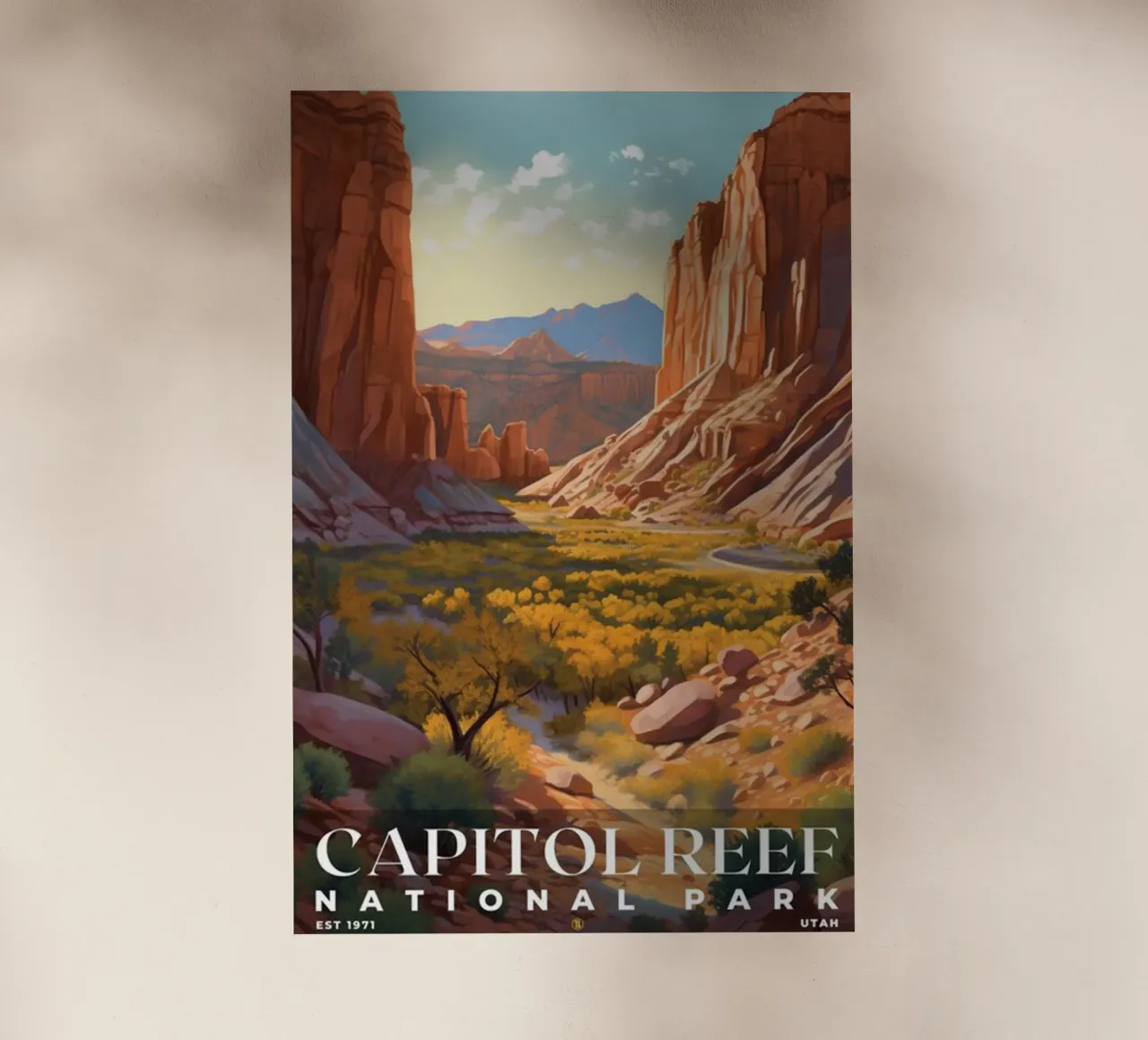Capitol Reef pellicola backlit da Kenneth