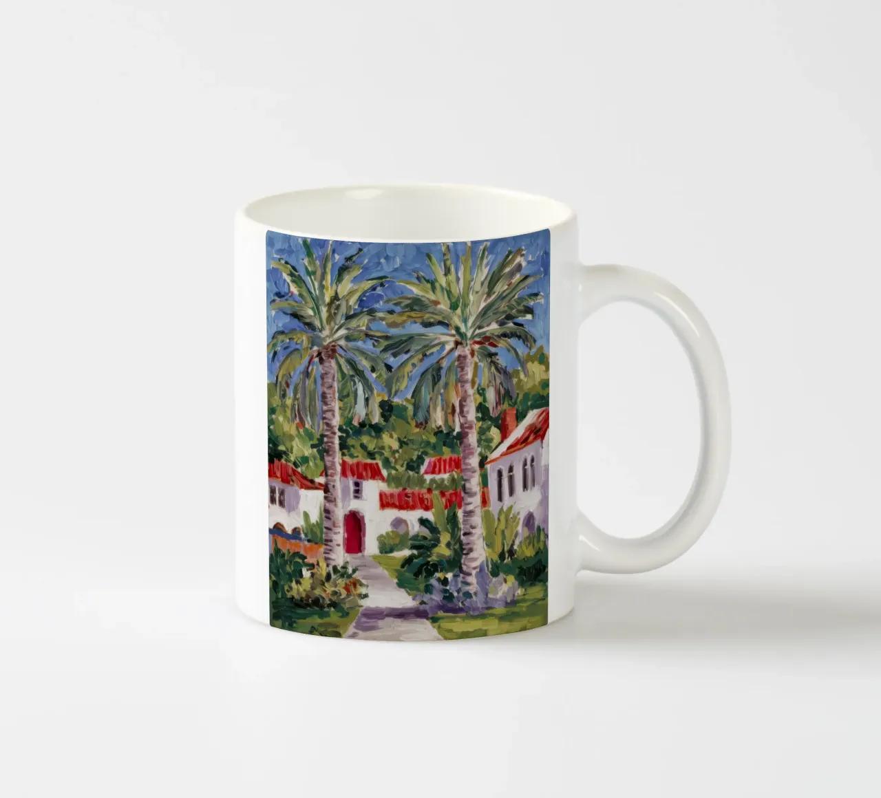Villa Palm Hideaway tazza in ceramica da Angkasa Mist
