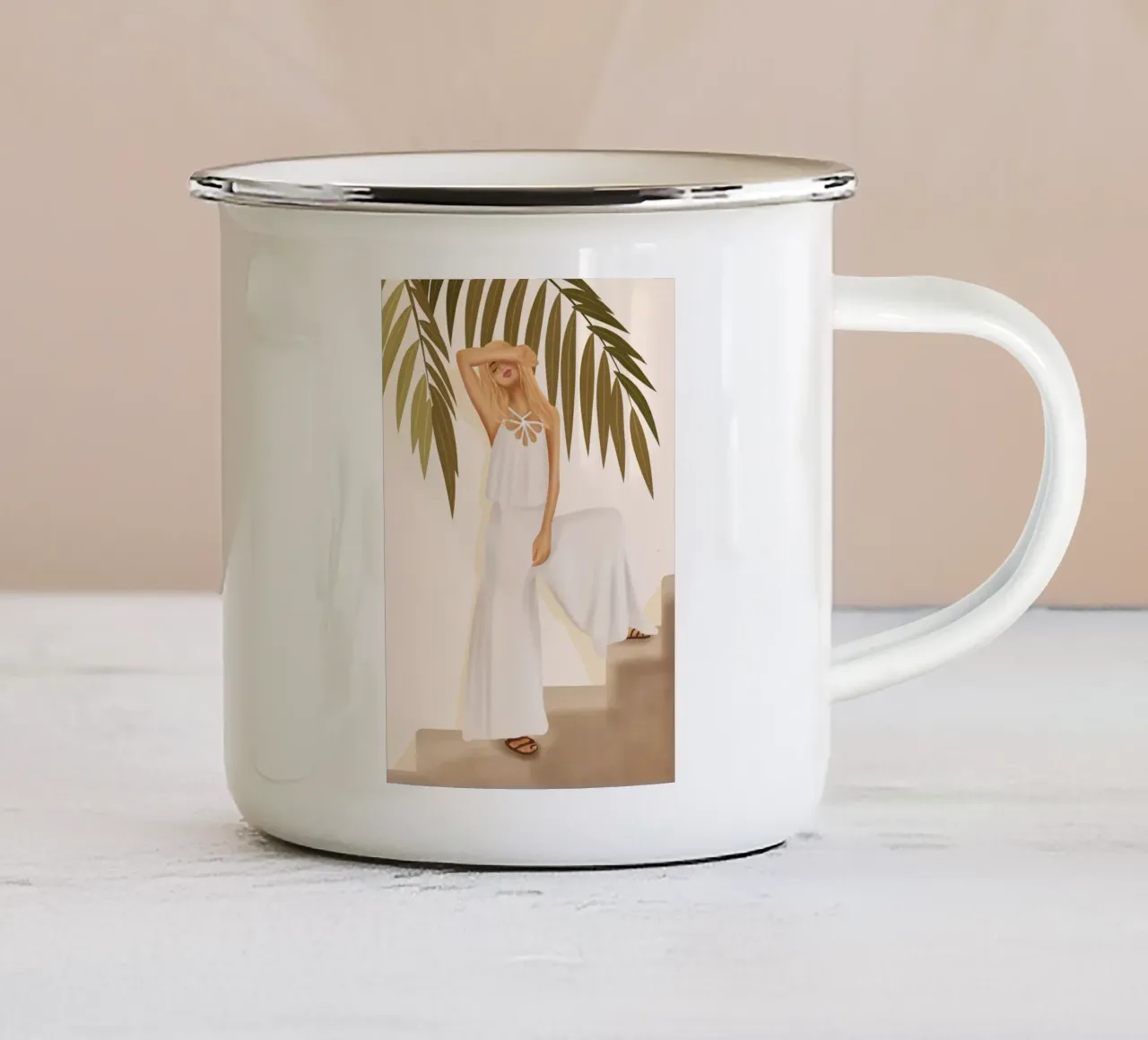Summer Heat VI tazza in smalto da cityart