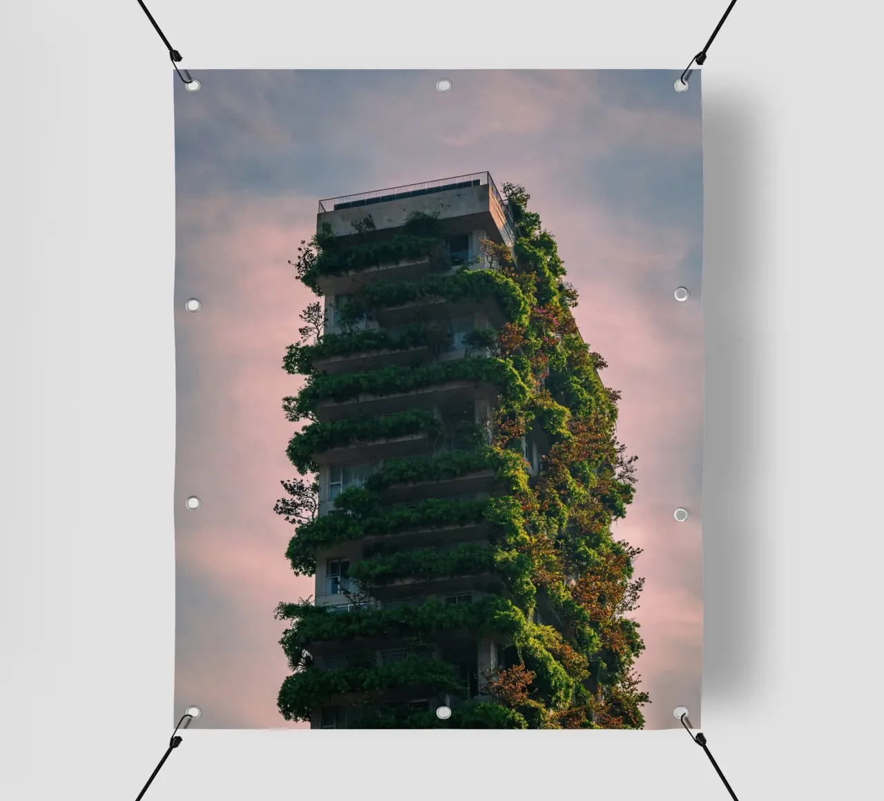skyscape forest building telo in pvc da feny