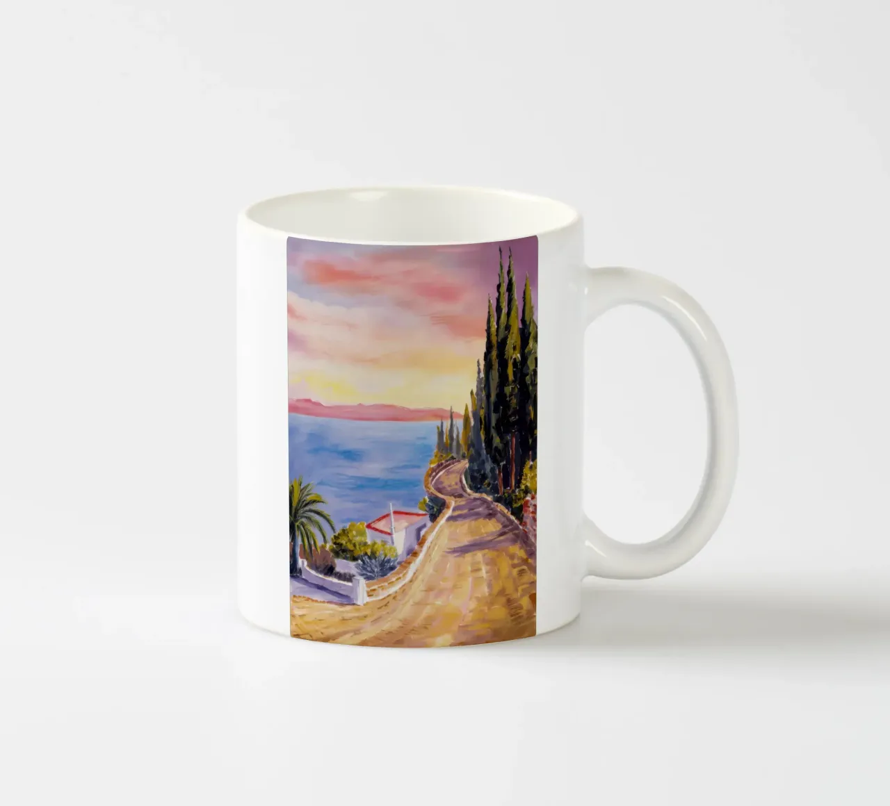 Discesa della strada costiera tazza in ceramica da Angkasa Mist