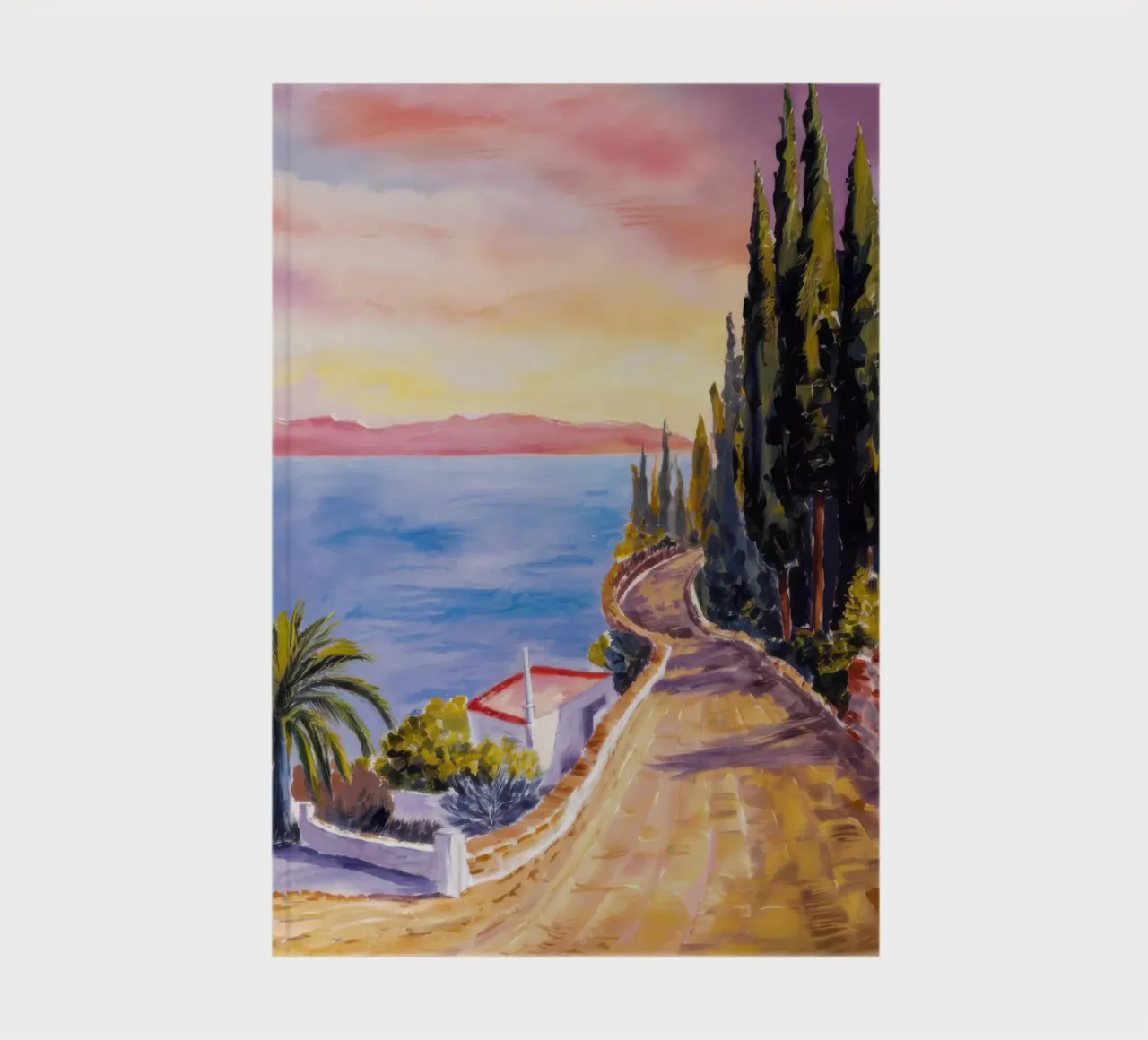 Coastal Road Descent notebook by Angkasa Mist