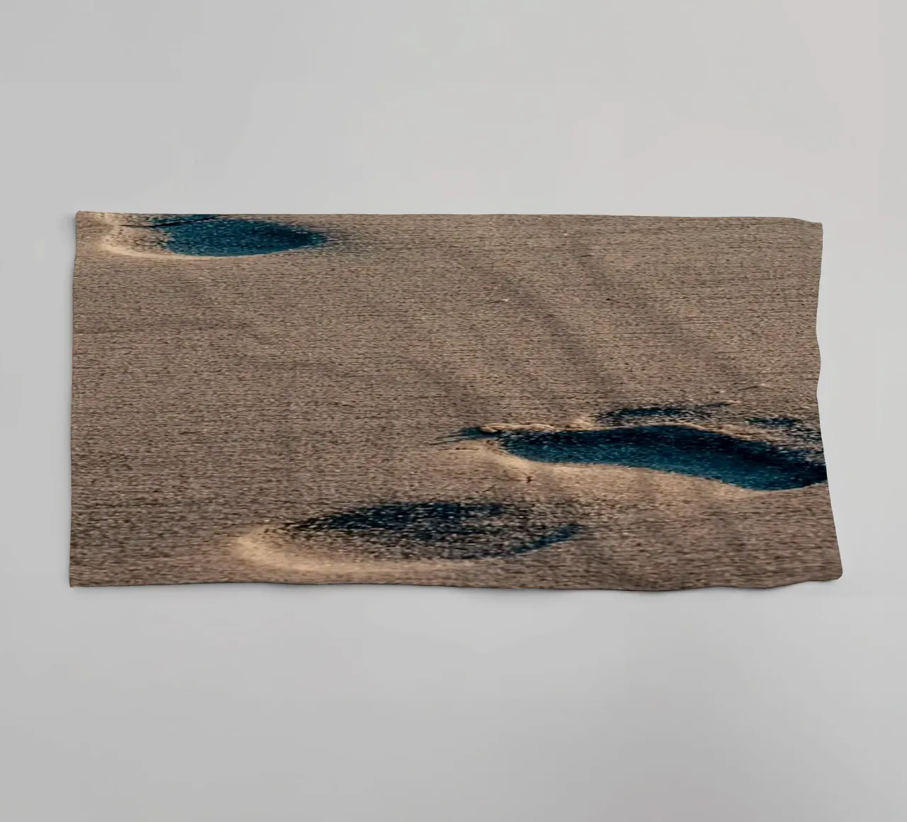 footprint walk asciugamano da bagno da feny