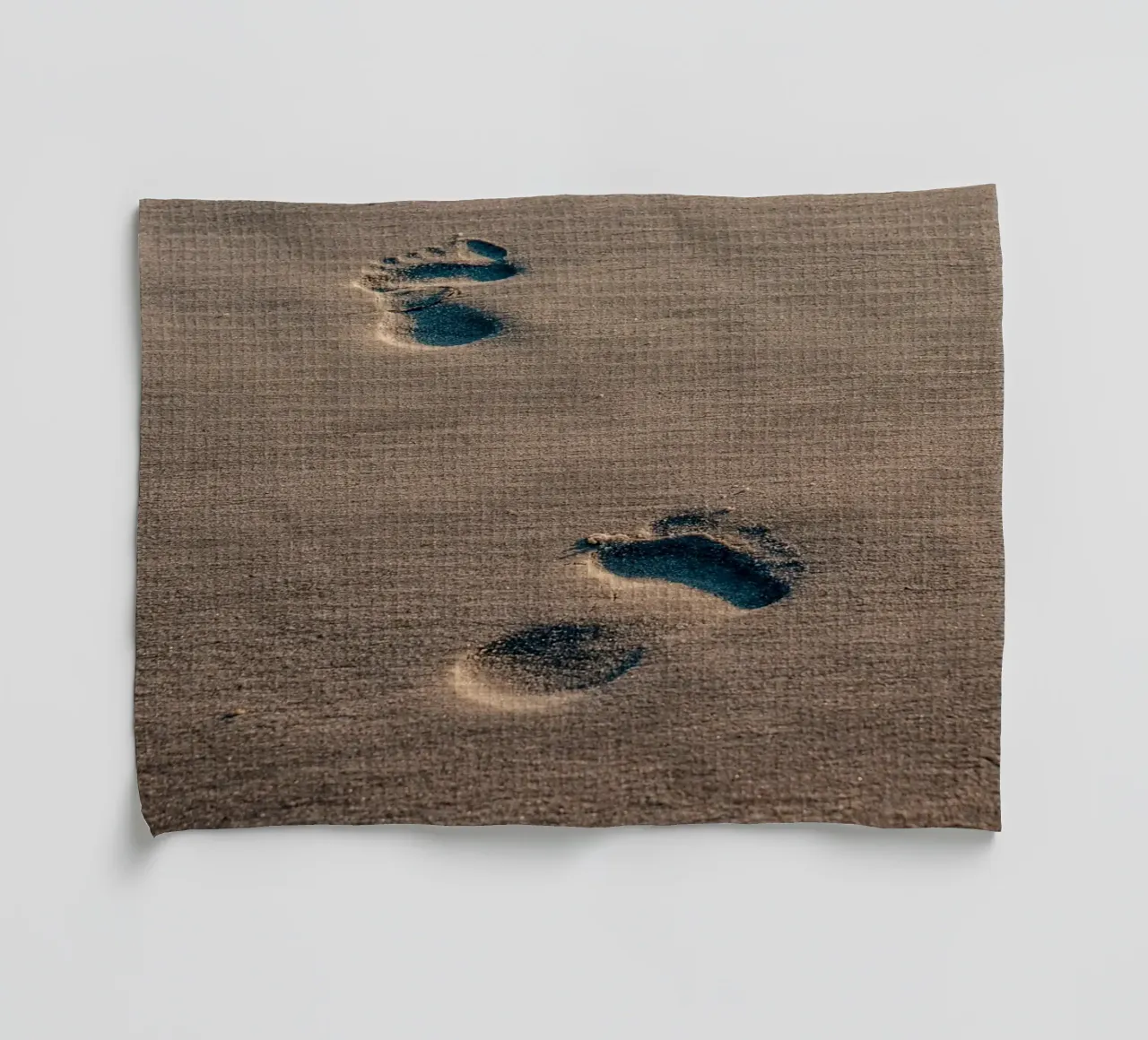 footprint walk canovaccio da cucina da feny
