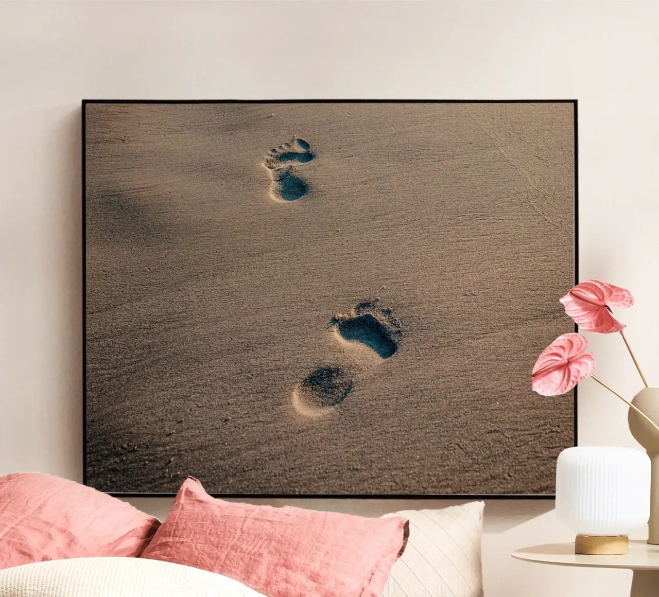 footprint walk plexiglass da feny