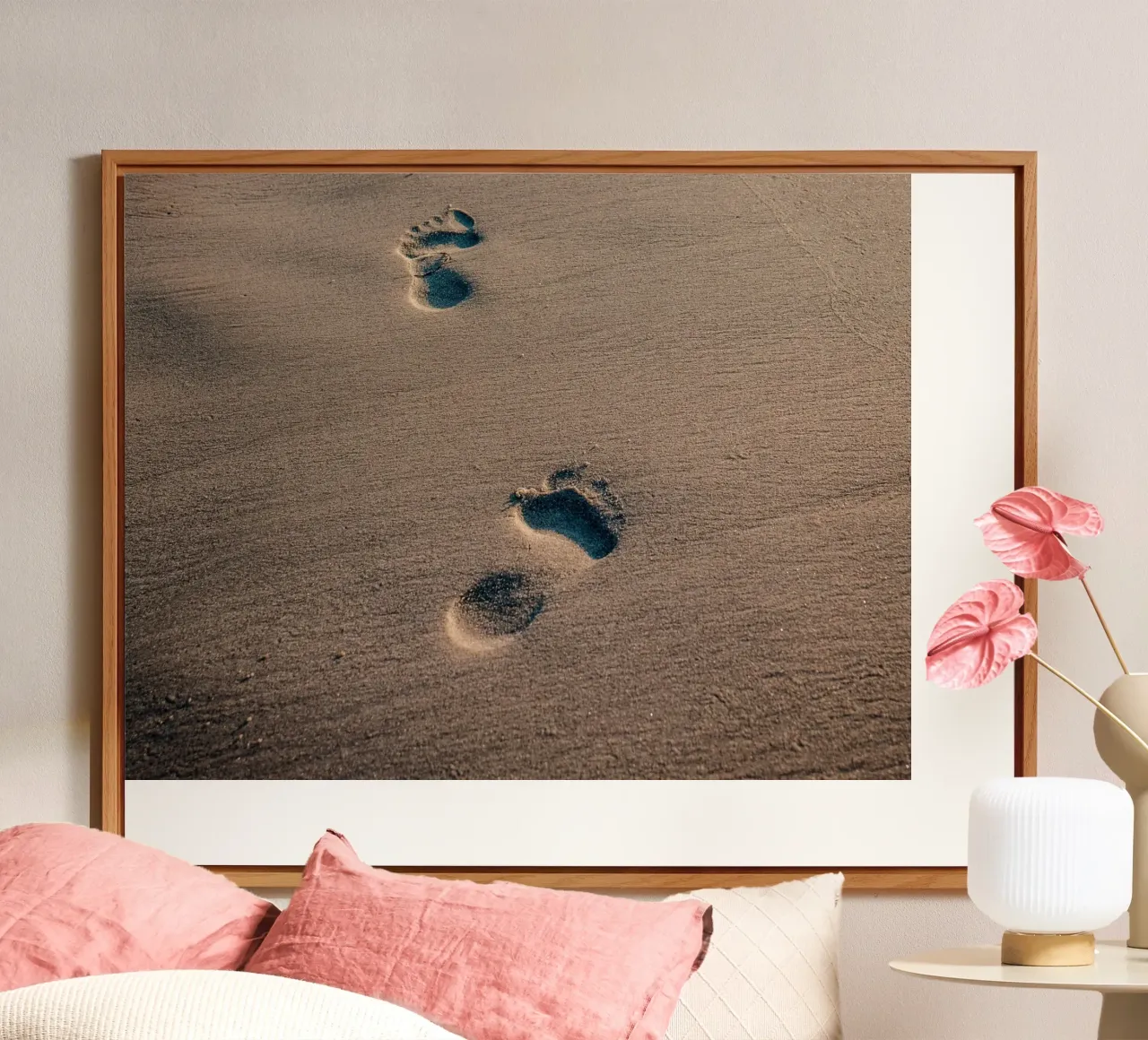 footprint walk alluminio dibond da feny