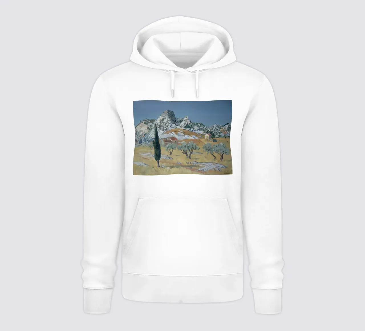Paesaggio delle Alpilles felpa con cappuccio da Peteriespinoza Studio