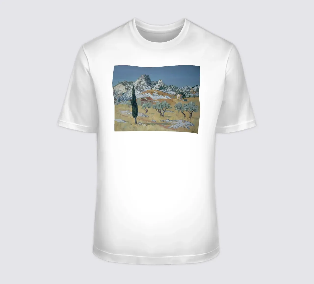 Paesaggio delle Alpilles t-shirt da Peteriespinoza Studio