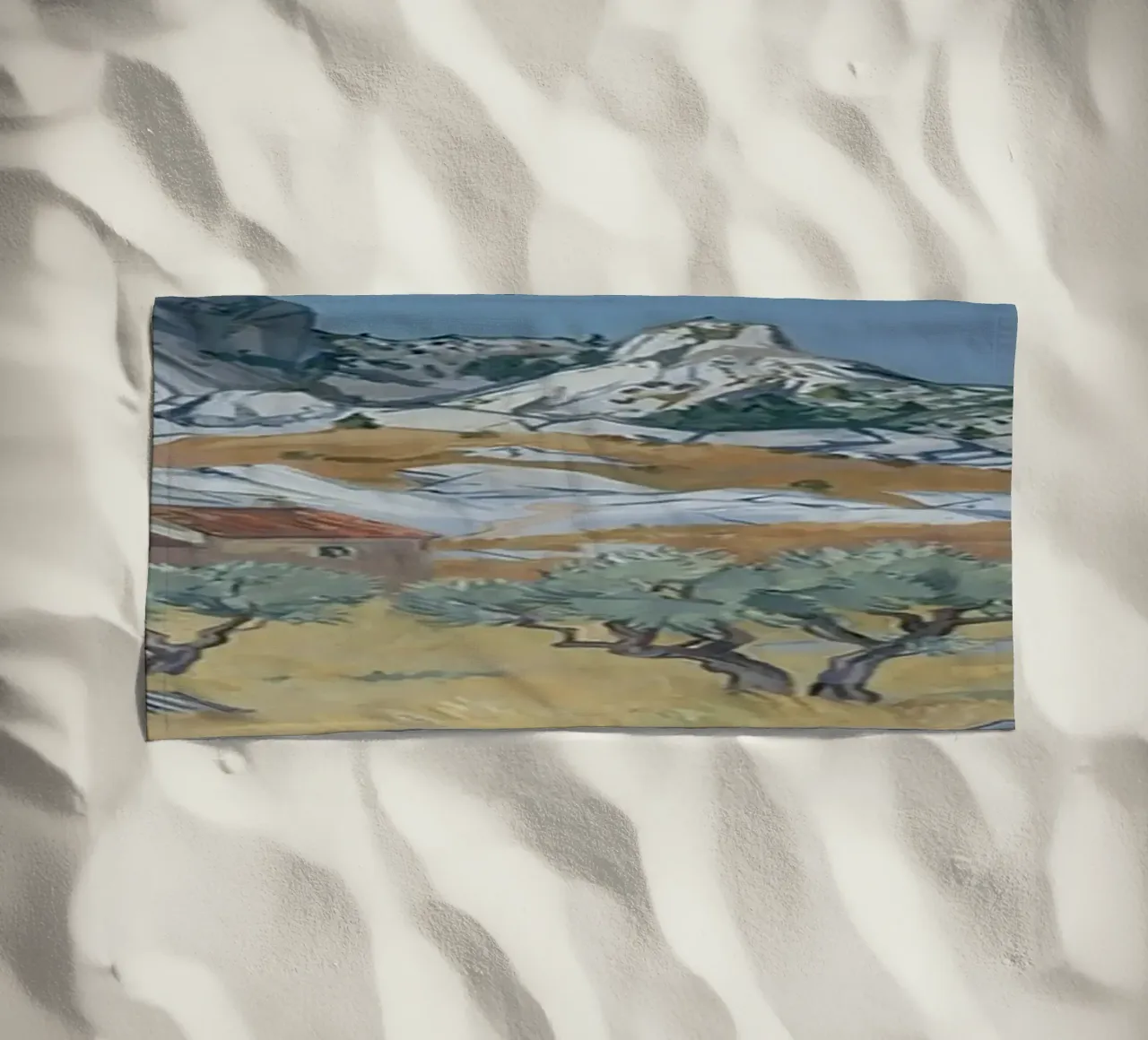 Paesaggio delle Alpilles telo mare da Peteriespinoza Studio