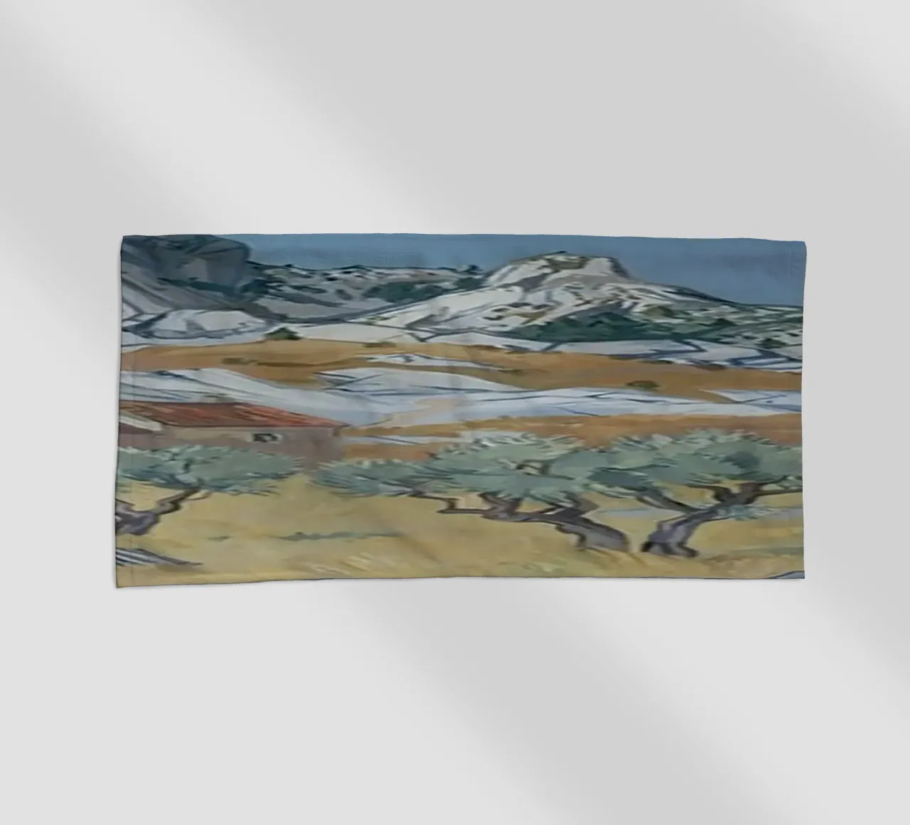 Paesaggio delle Alpilles telo mare da Peteriespinoza Studio