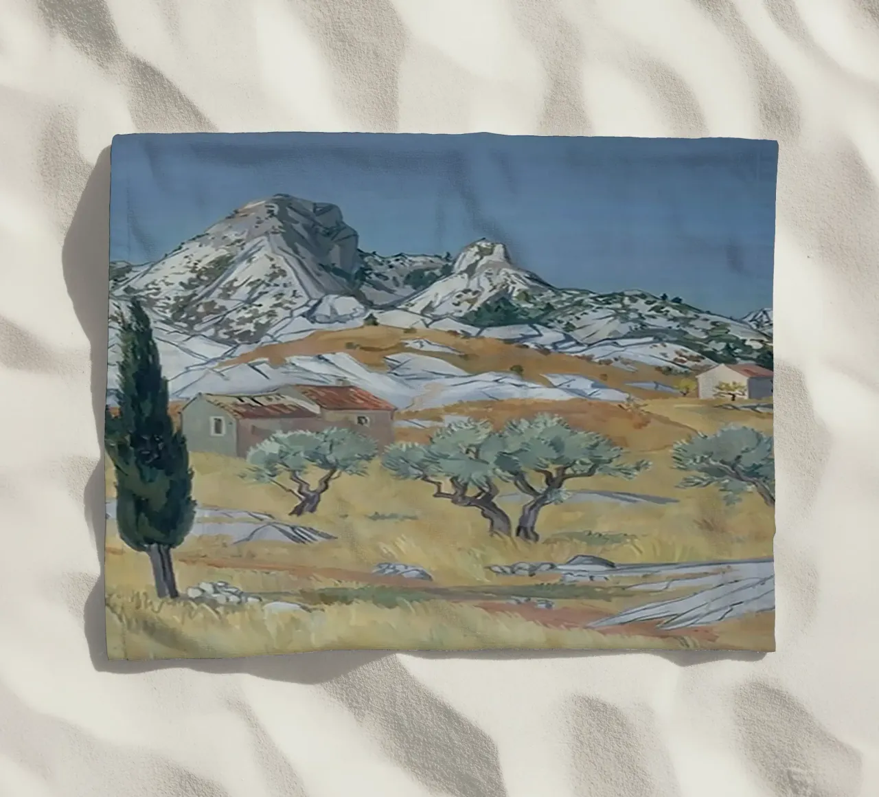 Paesaggio delle Alpilles telo mare da Peteriespinoza Studio