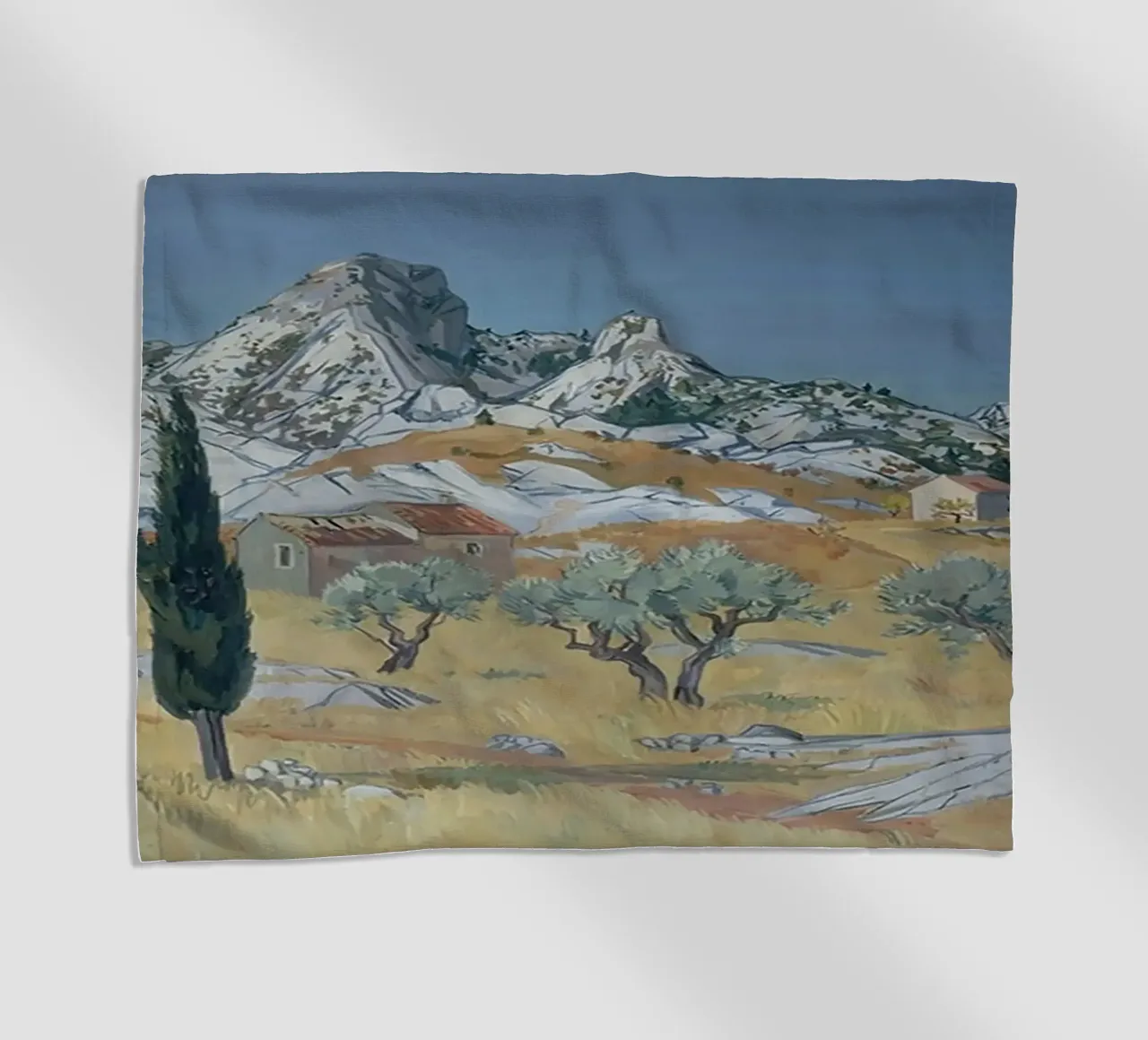 Paesaggio delle Alpilles telo mare da Peteriespinoza Studio