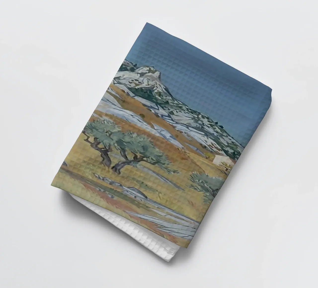 Paesaggio delle Alpilles canovaccio da cucina da Peteriespinoza Studio