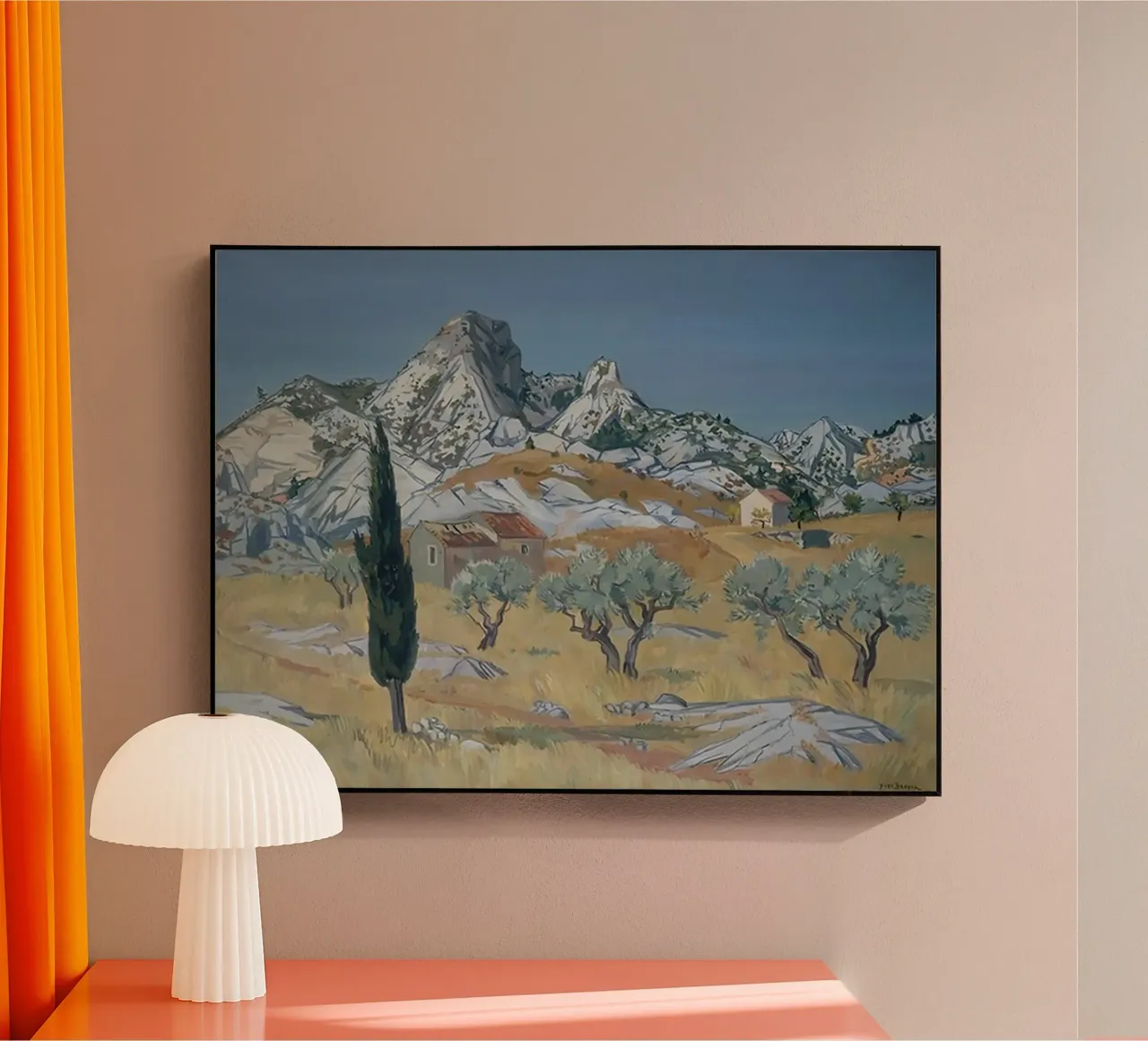 Paesaggio delle Alpilles plexiglass da Peteriespinoza Studio